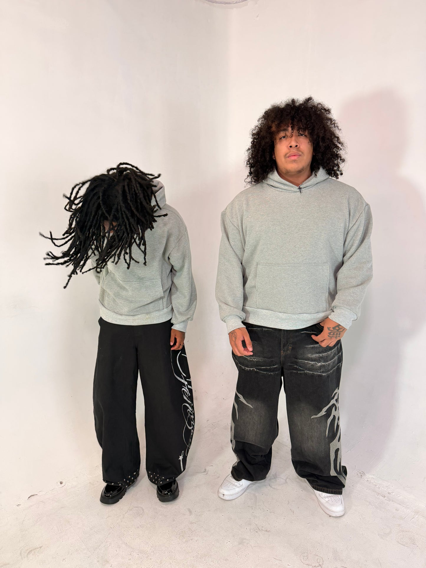 Heather Grey Blank Hoodie