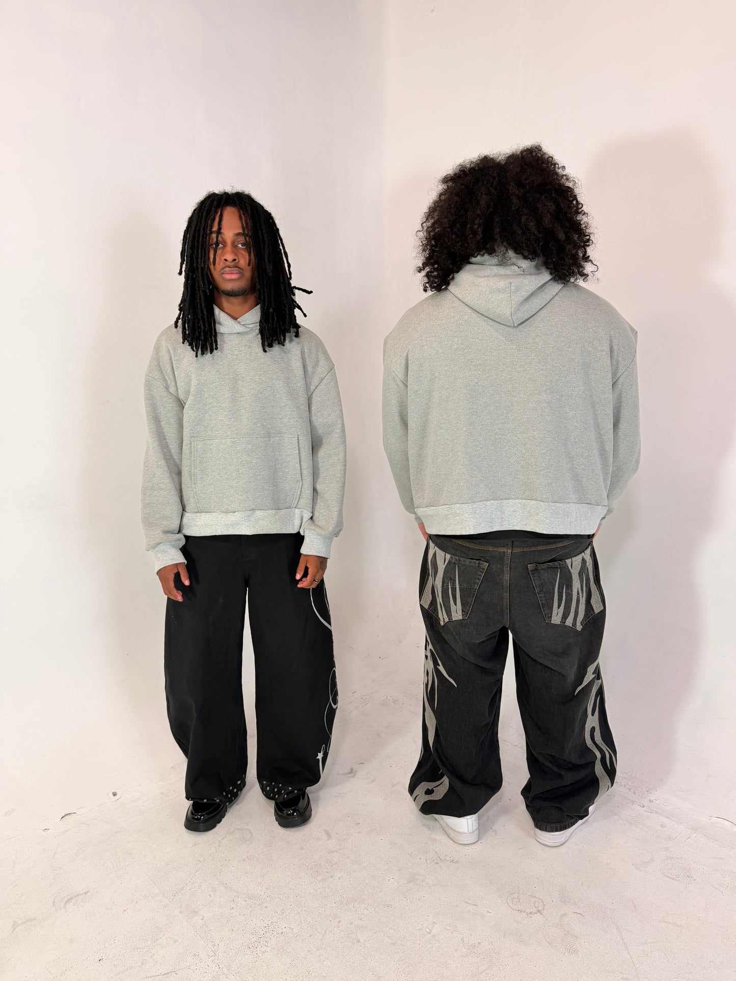 Heather Grey Blank Hoodie